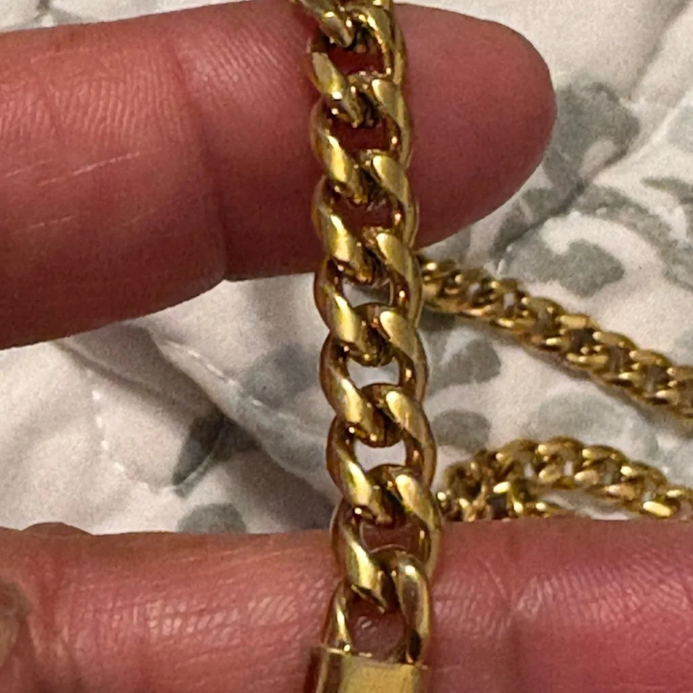 KRKC& CO Gold Chain Necklace men’s 26”